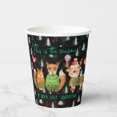 醜いセーターをロックシーズン 紙コップ (正面)