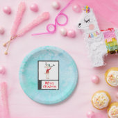 醜いセーターを着たクリスマスのトナカイお洒落 ペーパープレート (パーティー)