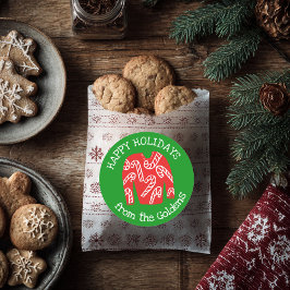 醜いセーターカスタムホリデークリスマス ラウンドシール