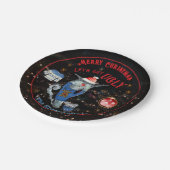 醜いセーターキャット&マウスホリデイ ペーパープレート (アングル)