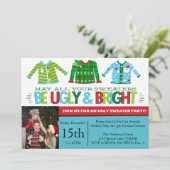 醜いセータークリスマスお祝いパーティー 招待状 (スタンド正面)