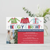 醜いセータークリスマスお祝いパーティー 招待状 (スタンド正面)