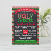 醜いセータークリスマスの年間パーティー 招待状 (スタンド正面)