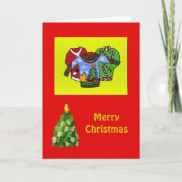 醜いセータークリスマスカード シーズンカード
