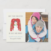 醜いセータークリスマスカード シーズンカード (正面)