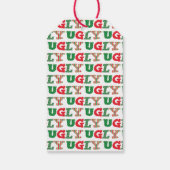 醜いセータークリスマスギフトタグ ギフトタグ (裏面)