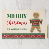 醜いセータークリスマスクッキーパーティー紙ランチョンマット ペーパーパッド (インサイチュ)