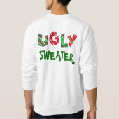 醜いセータークリスマスセーター スウェットシャツ (裏面)