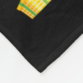 醜いセータークリスマスツリーのライトサモイドドッグサン フリースブランケット (角)