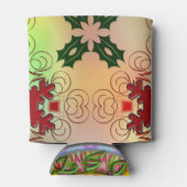 醜いセータークリスマストインデアデザイン 缶クーラー (裏面)