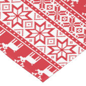 醜いセータークリスマストナカイのテーブルランナー ショートテーブルランナー (コーナー)