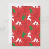 醜いセータークリスマスパーティの招待状シャルボード 招待状 (裏面)