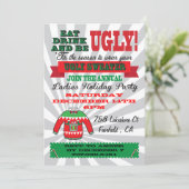 醜いセータークリスマスパーティの招待状 招待状 (スタンド正面)