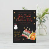 醜いセータークリスマスパーティの招待状 招待状 (スタンド正面)