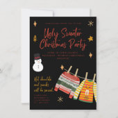 醜いセータークリスマスパーティの招待状 招待状 (正面)