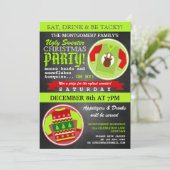 醜いセータークリスマスパーティの招待状 招待状 (スタンド正面)