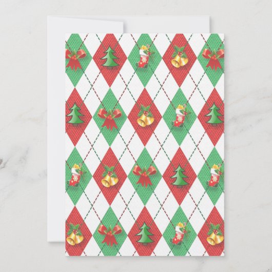 醜いセータークリスマスパーティの招待状 招待状 (裏面)