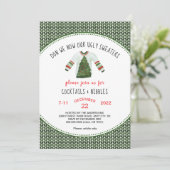 醜いセータークリスマスパーティの招待状 招待状 (スタンド正面)