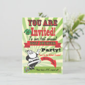 醜いセータークリスマスパーティの招待状 招待状 (スタンド正面)