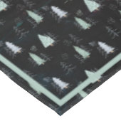 醜いセータークリスマスパーティーアニマルズブラックティール(緑がかった色) テーブルクロス (アングル)