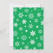 醜いセータークリスマスパーティーチョーク招待状 招待状 (裏面)