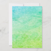 醜いセータークリスマスパーティーフィルター色 招待状 (裏面)