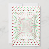 醜いセータークリスマスパーティー社会的な距離 招待状 (裏面)