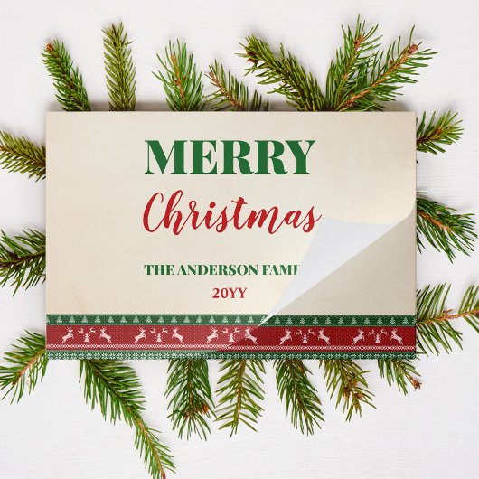 醜いセータークリスマスパーティー紙ランチョンマット ペーパーパッド