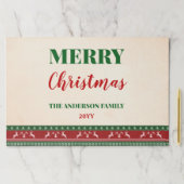 醜いセータークリスマスパーティー紙ランチョンマット ペーパーパッド (インサイチュ)