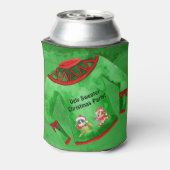 醜いセータークリスマスパーティー編集可能 缶クーラー (缶裏面)