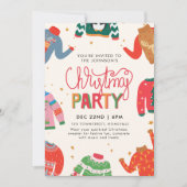 醜いセータークリスマスパーティー 招待状 (正面)