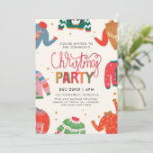 醜いセータークリスマスパーティー 招待状 (スタンド正面)