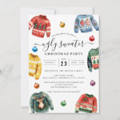 醜いセータークリスマスパーティー 招待状 (正面)