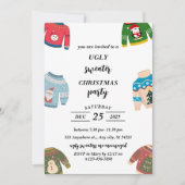 醜いセータークリスマスパーティー 招待状 (正面)