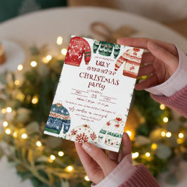 醜いセータークリスマスパーティー 招待状