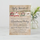 醜いセータークリスマスパーティー 招待状 (スタンド正面)