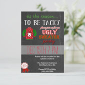 醜いセータークリスマスパーティー 招待状 (スタンド正面)