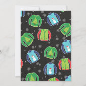 醜いセータークリスマスパーティー 招待状 (裏面)