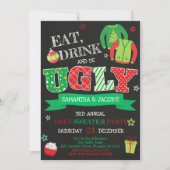 醜いセータークリスマスパーティー 招待状 (正面)