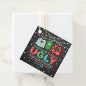 醜いセータークリスマスベビーシャワー フェイバータグ (インサイチュ)