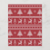 醜いセータークリスマスホリデーパーティバジェット (裏面)