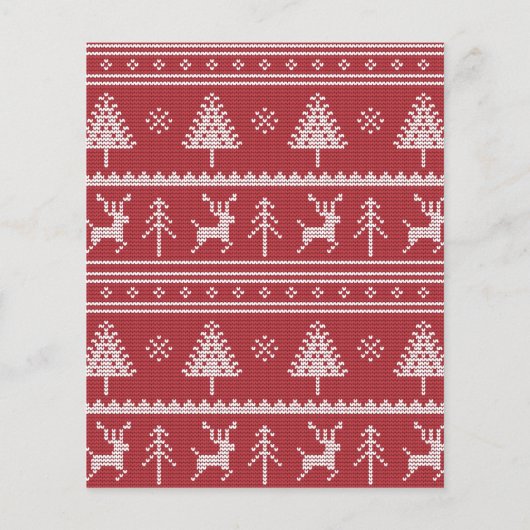 醜いセータークリスマスホリデーパーティバジェット (裏面)