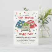 醜いセータークリスマスホリデーパーティー 招待状 (スタンド正面)