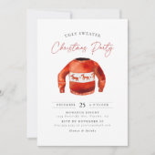 醜いセータークリスマスホリデーパーティー 招待状 (正面)