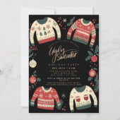 醜いセータークリスマスホリデーパーティー 招待状 (正面)