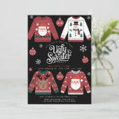 醜いセータークリスマスホリデーパーティー 招待状 (スタンド正面)