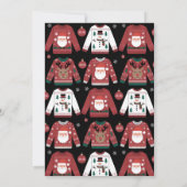 醜いセータークリスマスホリデーパーティー 招待状 (裏面)