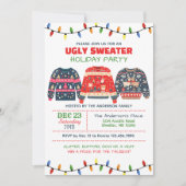 醜いセータークリスマスホリデーパーティー 招待状 (正面)