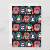 醜いセータークリスマスホリデーパーティー 招待状 (裏面)