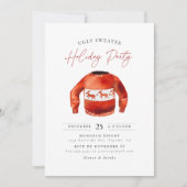 醜いセータークリスマスホリデーパーティー 招待状 (正面)